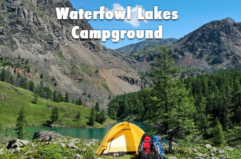 Waterfowl Lakes Campground